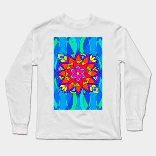 Modern Hippie Flower Long Sleeve T-Shirt